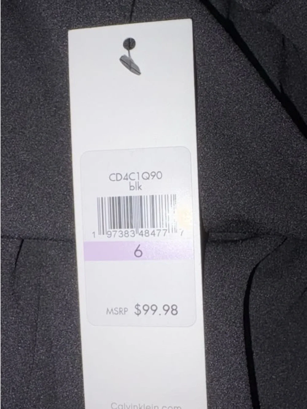 Calvin Klein Black Jumpsuit with Belt